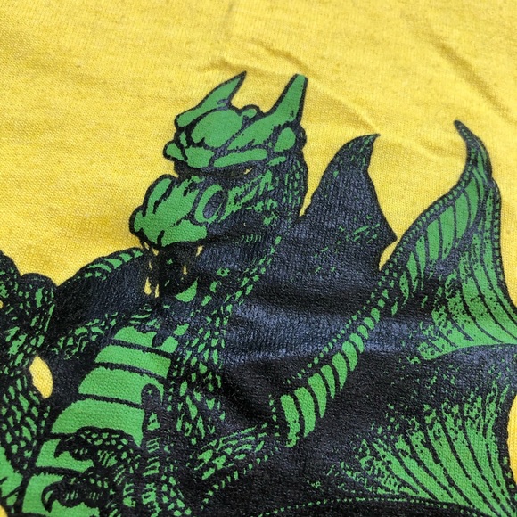 90s Vintage Dragon Graphic T-Shirt Screen Stars - Picture 3 of 4